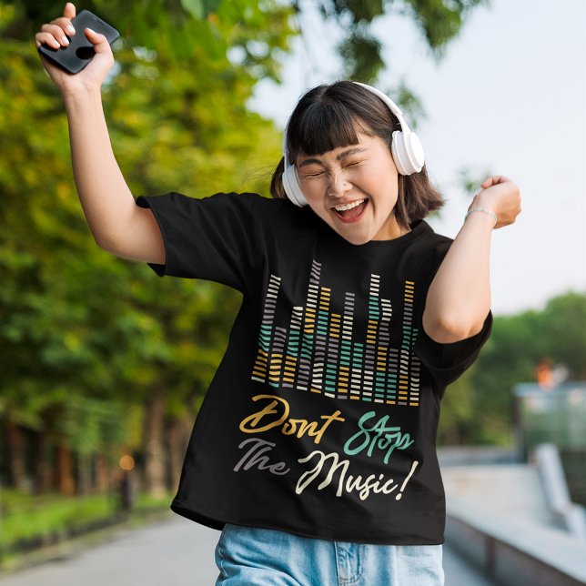 Camiseta Não Interrompa a Música (Criador carregado)