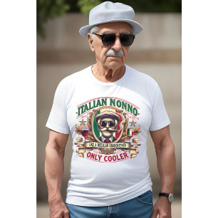 Camiseta Não Italiano Como Avô Regular