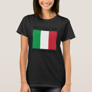 Camiseta Não Italiano, Mas Apoiante 12