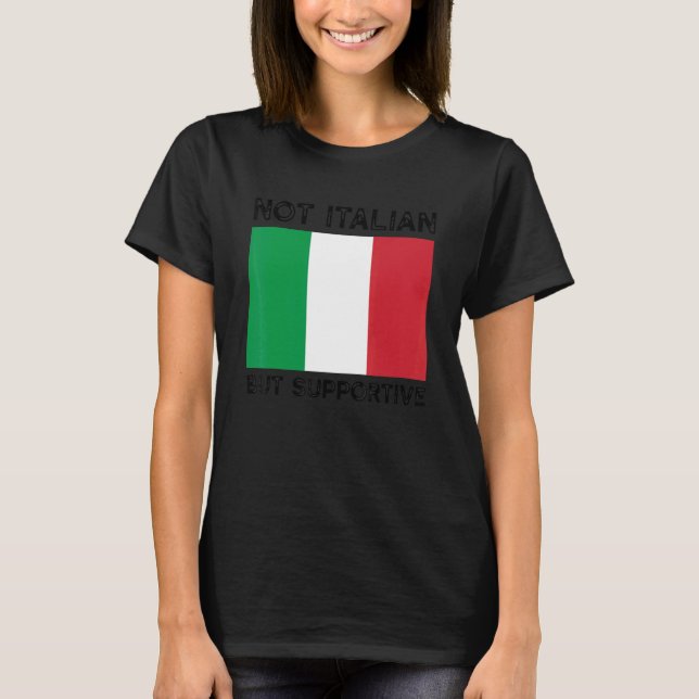Camiseta Não Italiano, Mas Apoiante 12 (Frente)