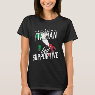 Camiseta Não Italiano, Mas Viagem Turista De Apoio Italiano