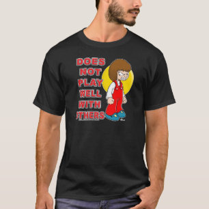 Camiseta Não joga bem com outro