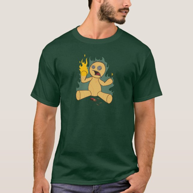 Camiseta Não jogue com fósforos (Frente)