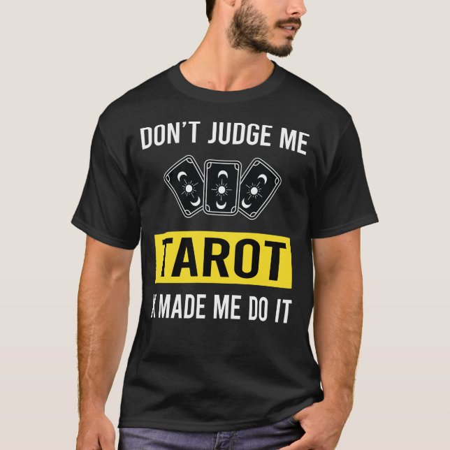 Camiseta Não Juiz Tarot (Frente)