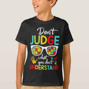 Camiseta Não Julgue Entenda Amor Crianças Autistas Autismo 