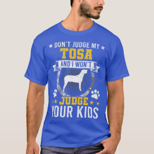 Camiseta Não julgue meu dono de Cachorro Tosa 