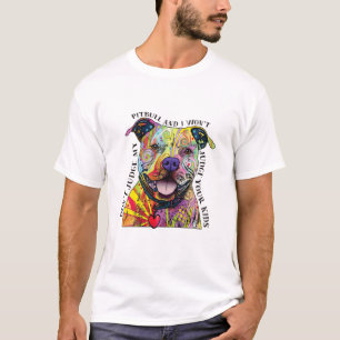 Camiseta Não julgue o meu Pai Pitbull, o Pitbull.