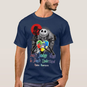 Camiseta Não julgue o que não entende, Skeleton Au