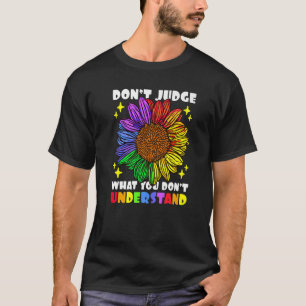 Camiseta Não julgue o que não entende Sunflower por