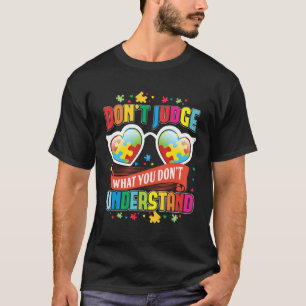 Camiseta Não Julgue O Que Você Não Entende Autismo Conscien