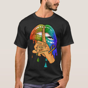Camiseta Não julgue o que você não entende de orgulho LGBT