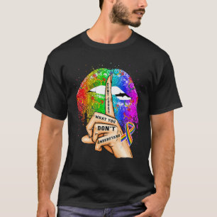 Camiseta Não julgue o que você não entende Lgbt Pride L
