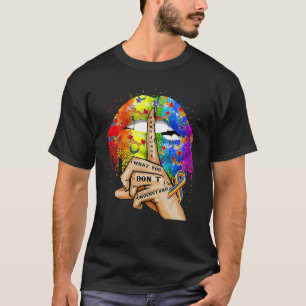 Camiseta Não julgue o que você não entende Lgbt Pride L