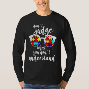 Camiseta Não julgue o que você não entende Quebra-cabeça do