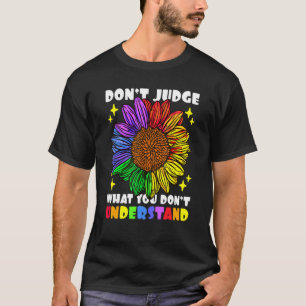 Camiseta Não julgue o que você não entende Sunflower fo