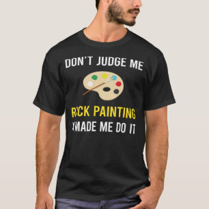 Camiseta Não julgue Rock Painting Rocks