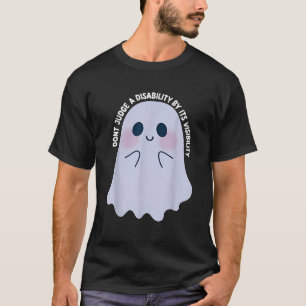 Camiseta não julgue uma deficiência pela sua visibilidade p