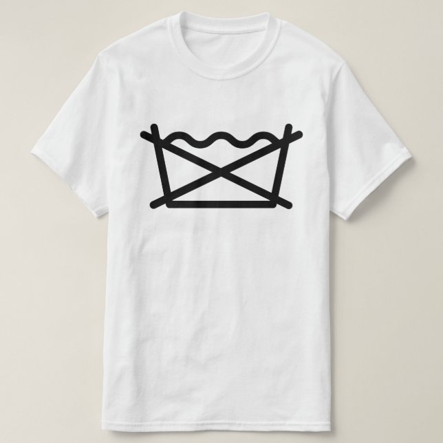 CAMISETA NÃO LAVE! (Frente do Design)