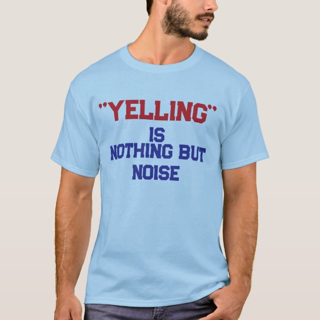 Camiseta não levante sua voz (Frente)