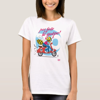 Camiseta não louco a vespa!