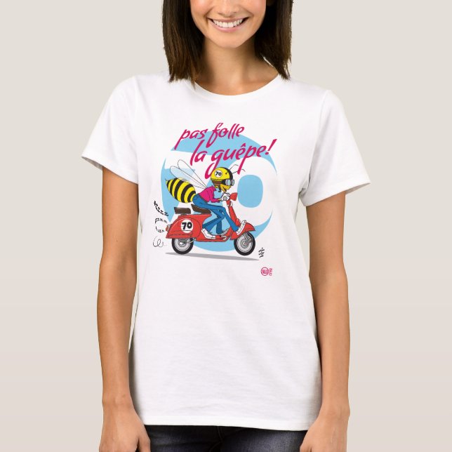 Camiseta não louco a vespa! (Frente)