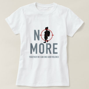 Camiseta Não mais anti t-shirt da violência armada