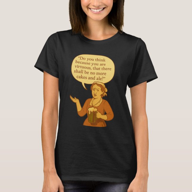 Camiseta Não mais bolos e cerveja? (Frente)