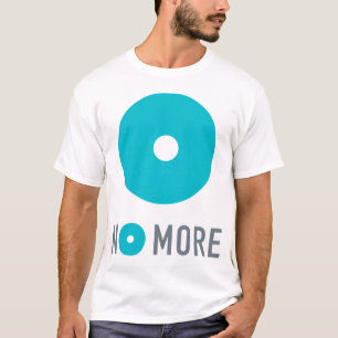 Camiseta NÃO MAIS homens/T unisex com de Tagline parte