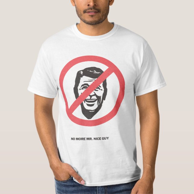 Camiseta Não mais Sr. Agradável Cara (Frente)