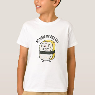 Camiseta Não Mais Sr. Rice Cara Cute Sushi Pun
