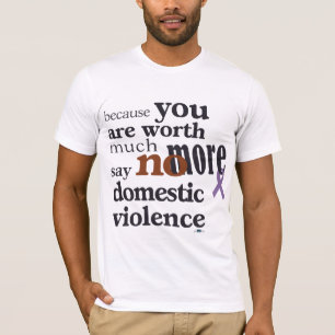 Camiseta Não mais violência doméstica