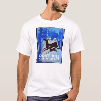 Camiseta Não Matar o nosso Poster WPA FAP Wildlife
