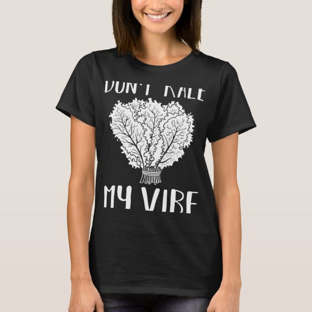 Camiseta Não mate a minha Comida verde de vegan saudável (Frente)