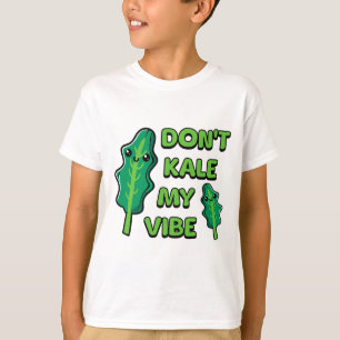 Camiseta Não mate a minha vibe! Cartoon de Arma Vegetal