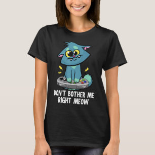 Camiseta Não me aborreça direito, jogador de vídeo engraçad