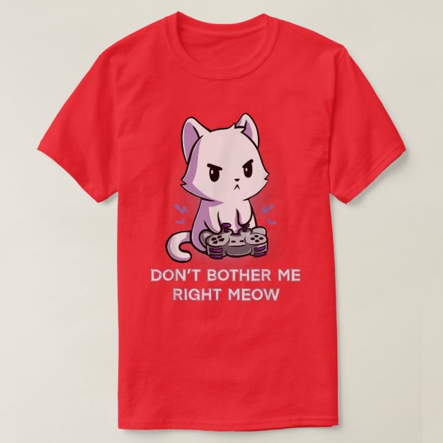 Camiseta Não me aborreça direito, mije gamer de vídeo engra (Frente do Design)