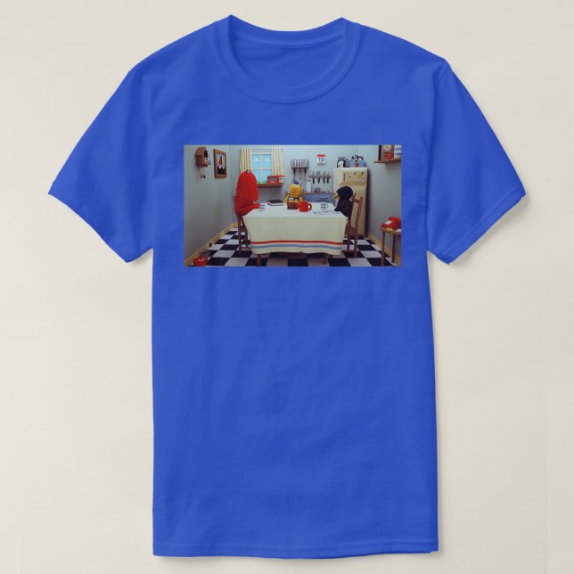 Camiseta Não Me Abrace, Eu Sou Gangue Assustada (Frente do Design)