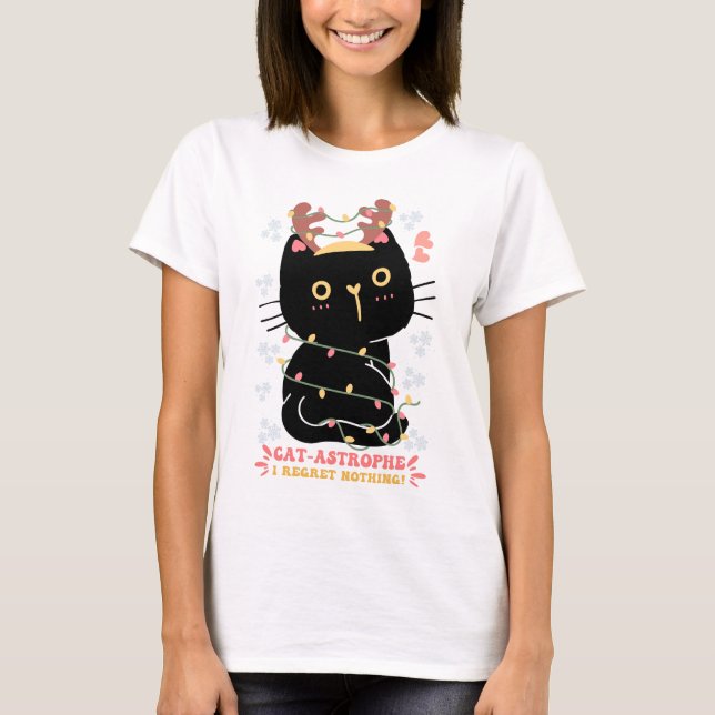 Camiseta Não me arrependo de nada - catástrofe (Frente)