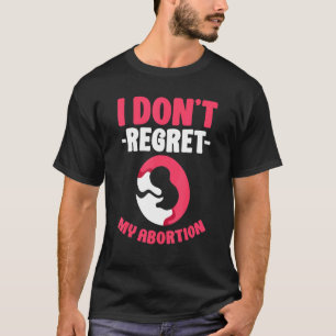 Camiseta Não me arrependo do meu aborto Pró Aborto