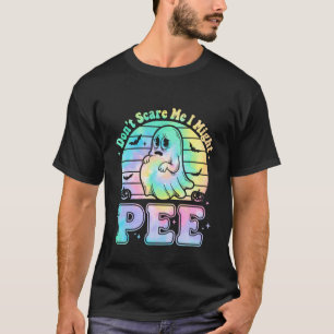 Camiseta Não Me Assuste Eu Posso Fazer Xixi Fantasma Grávid