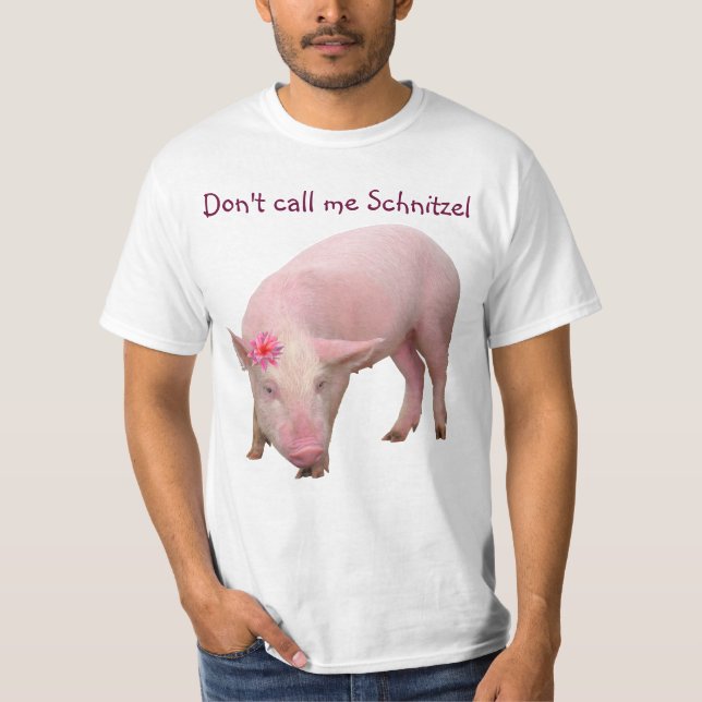 Camiseta Não me chame Schnitzel (Frente)