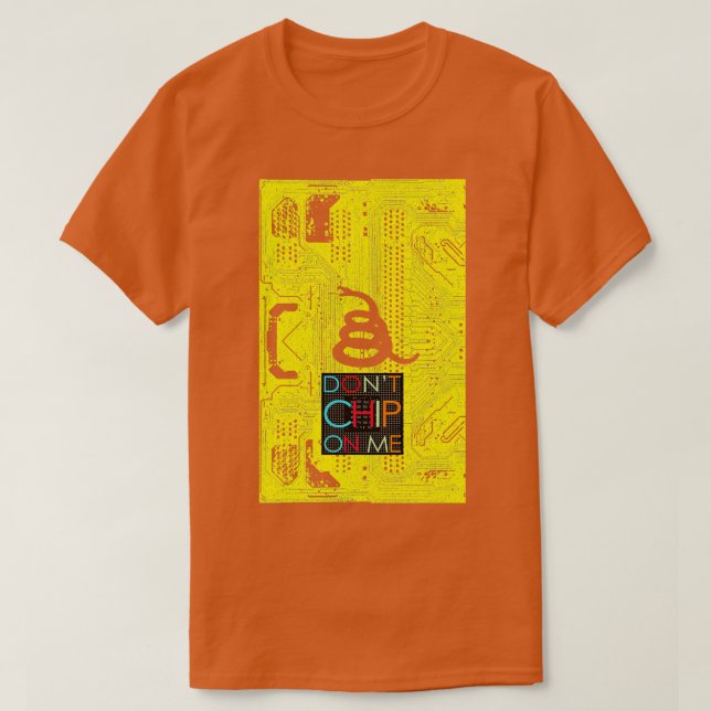 Camiseta Não Me Chip (Frente do Design)
