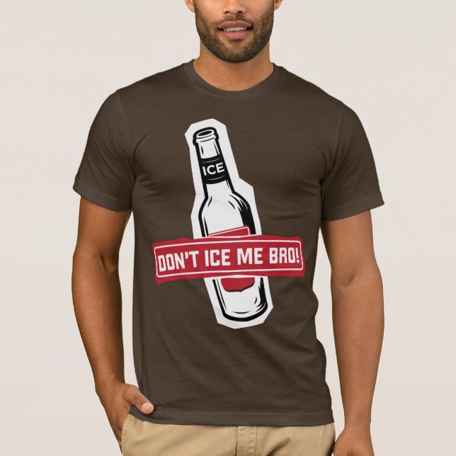 Camiseta não me congele bro! - bros que congelam bros (Frente)