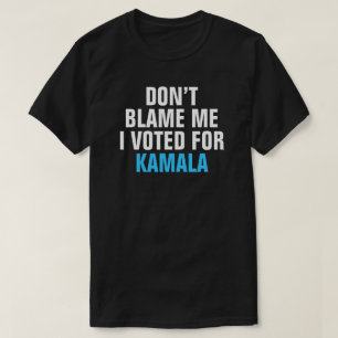 Camiseta NÃO ME CULPE, VOTEI EM KAMALA - T-Shirt