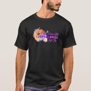 Camiseta Não me culpes, eu me casei com esse Casamento de M