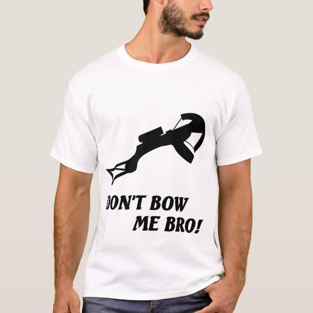 Camiseta Não me curve bro! (Frente)