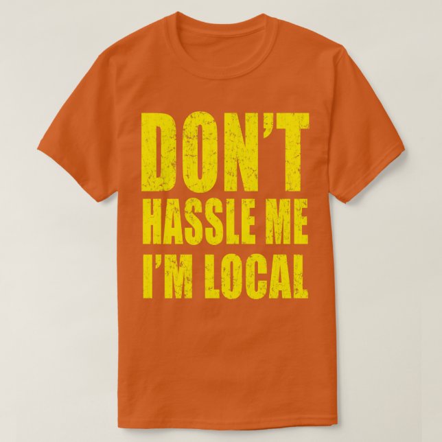 Camiseta Não Me Enbele Local (Frente do Design)