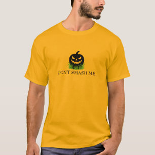 Camiseta Não Me Esmague Abóbora Paródia da Bandeira Gadsden
