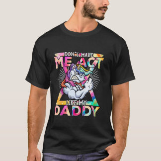 Camiseta Não me faça agir como o meu Pai, um Unicamp zangad