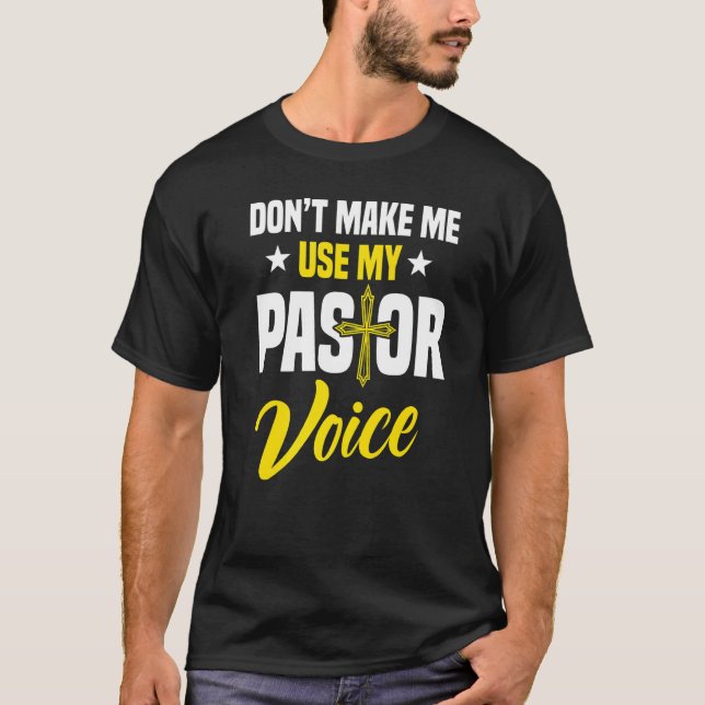 Camiseta Não me faça usar minha paixão religiosa de voz do  (Frente)